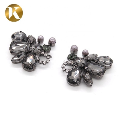 Bee Shaped Popular Rhinestone Shoe Buckle Nickel / Black / Gold Color