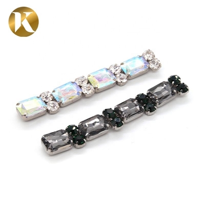 Promotion Fashion Jewelry Rhinestone Shoe Buckles 105mm*15mm Size