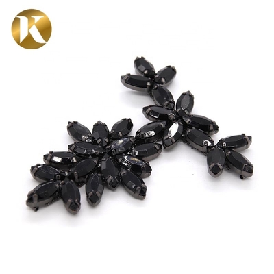 Jewelry Decoration	T Shape Metal Shoe Buckles Black / Gold Multi Color