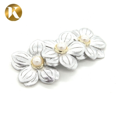 Wenzhou Kml Wholesale custom handmade flower fashion special cloth shoe buckle accessories