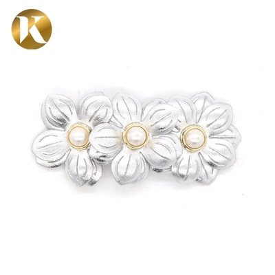 Wenzhou Kml Wholesale custom handmade flower fashion special cloth shoe buckle accessories