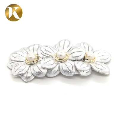 Wenzhou Kml Wholesale custom handmade flower fashion special cloth shoe buckle accessories