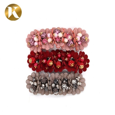 Custom Handmade Ladies Shoe Flower Decoration Europe And America Style