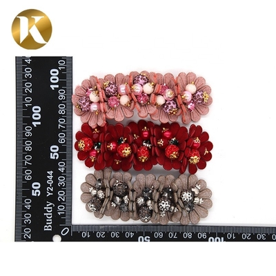 Custom Handmade Ladies Shoe Flower Decoration Europe And America Style