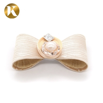 Pearl Simple Style Shoes Decoration Accessories Nickle / Black / Gold Color