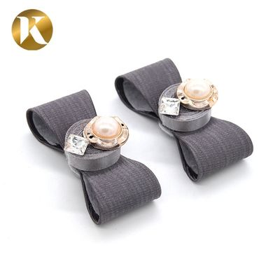 2026 showbowFashion Style Ladies Shoes Clip Accessories Butterfly Knot Shape