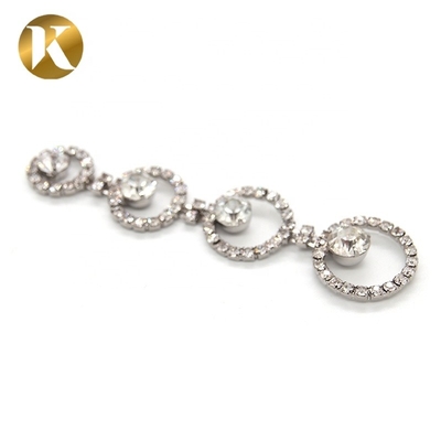 Popular Woman Shoes Decoration Accessories Round Shaped Chain Buckle