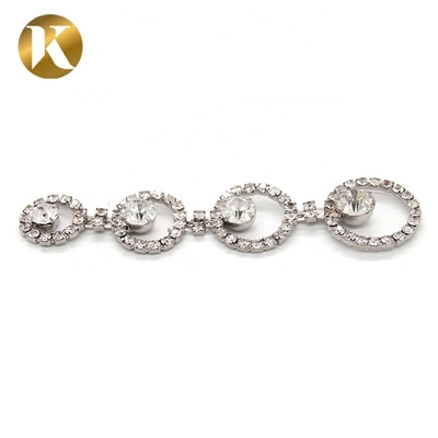 Popular Woman Shoes Decoration Accessories Round Shaped Chain Buckle