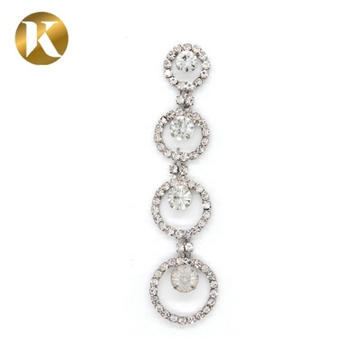 Popular Woman Shoes Decoration Accessories Round Shaped Chain Buckle