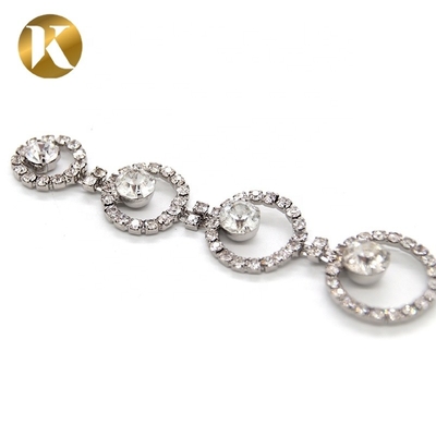 Popular Woman Shoes Decoration Accessories Round Shaped Chain Buckle