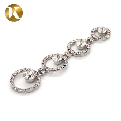Popular Woman Shoes Decoration Accessories Round Shaped Chain Buckle