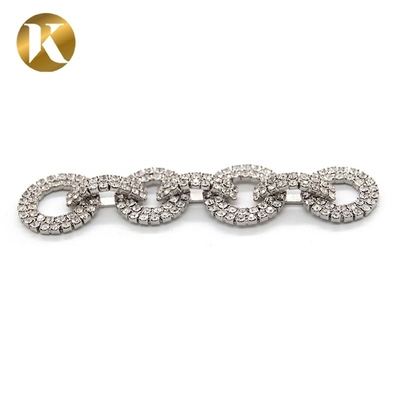 Fashion Elegant Crystal Bridal Shoe Clips 90mm*20mm Rhinestone Decoration