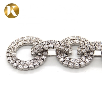 Fashion Elegant Crystal Bridal Shoe Clips 90mm*20mm Rhinestone Decoration