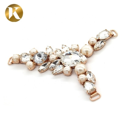 Custom Y Shape Women Shoe Tassel Chain 95mm*85mm Size For Beauty