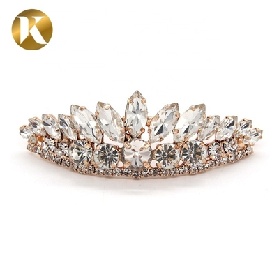 Sparkling Diamond Buckle Shoes Decoration Accessories 75mm*25mm Size