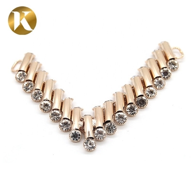 V Shape Classic Antique Shoe Clips 75mm*95mm With Customization Service