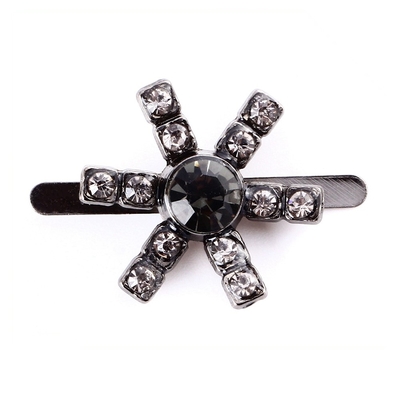 Small Vintage Rhinestone Shoe Clips 17mm Kirsite Material For Decorating