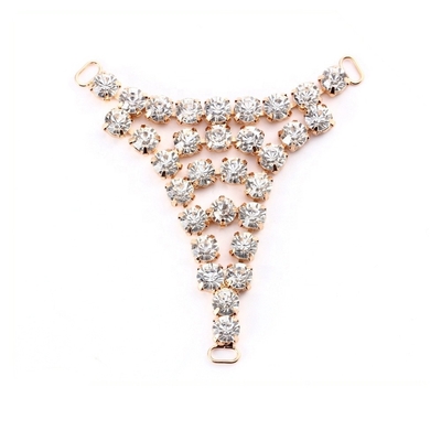 Grass Drill Metal Shoe Buckle Clips Popular Fashion Style For Women