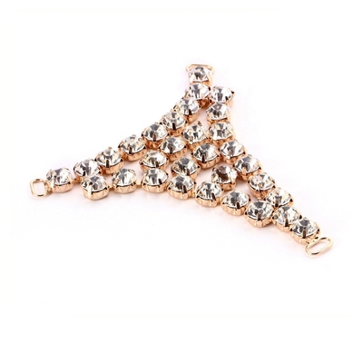 Grass Drill Metal Shoe Buckle Clips Popular Fashion Style For Women