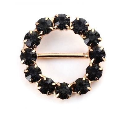 Vintage Style Popular Crystal Shoe Buckles Metal Material General Usage