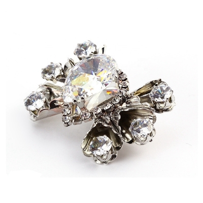 Multi Color Decorative Shoe Clips Kirsite Material For Decorations