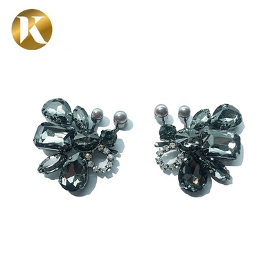 Irregular Style Crystal Shoe Ornament Bee Butterfly Shape ROHS2g Certificate