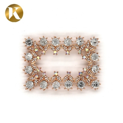 Charm Women'S Metal Shoe Buckle Accessory 70*45mm Size Vintage Style
