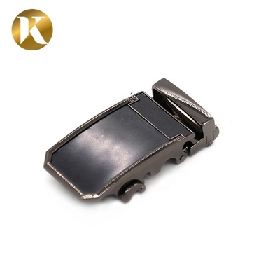 Wenzhou Kml Custom Logo Black Business Zinc Alloy Automatic Belt Buckle