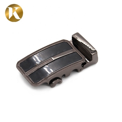 Black Surface Automatic Belt Buckles With Carving Surface Treatment