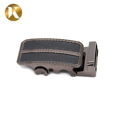 Black Surface Automatic Belt Buckles With Carving Surface Treatment