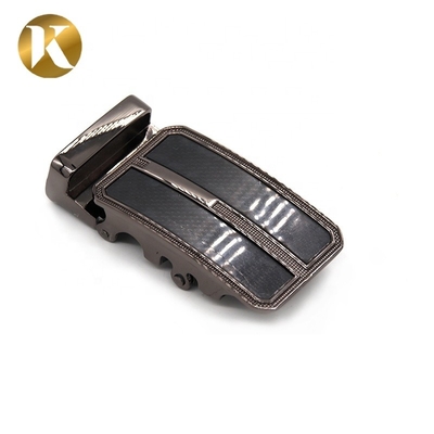 Black Surface Automatic Belt Buckles With Carving Surface Treatment