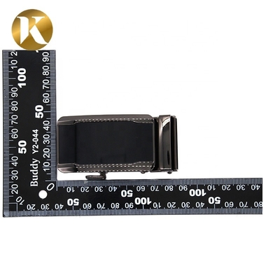 Black Custom Metal Belt Buckle , Zinc Alloy Auto Lock Belt Buckle