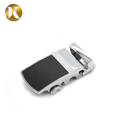 Metal Zinc Alloy 35mm Reversible Belt Buckle With Carving Surface Treatment
