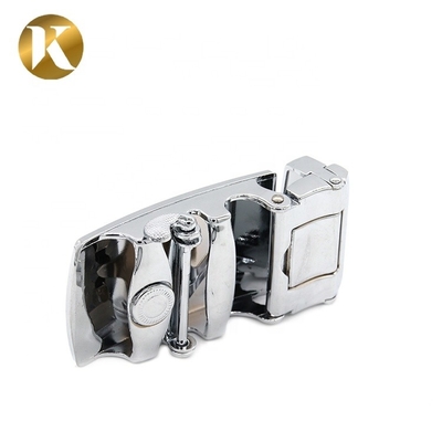 Metal Zinc Alloy 35mm Reversible Belt Buckle With Carving Surface Treatment
