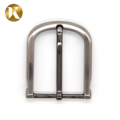 Sliver Double Pin Belt Buckle Fashion Style