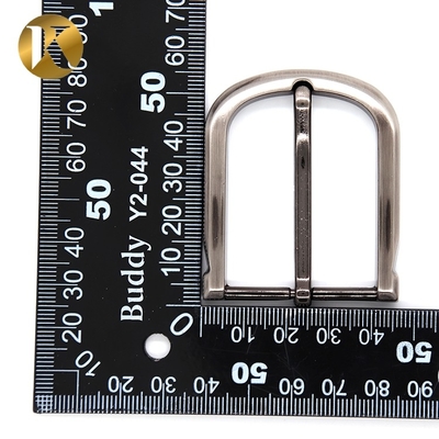 Sliver Double Pin Belt Buckle Fashion Style