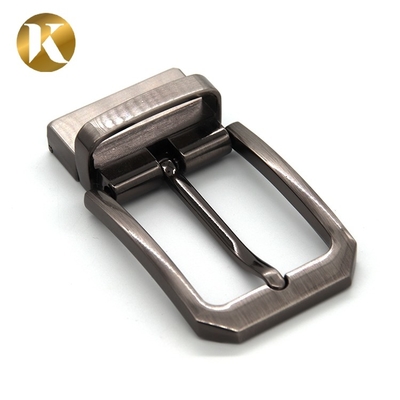 Wenzhou KML Best quality mult color simple zinc alloy reversible pin belt buckle promotion
