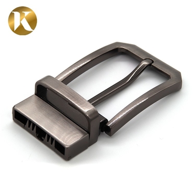 Wenzhou KML Best quality mult color simple zinc alloy reversible pin belt buckle promotion