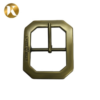 Wenzhou KML personality custom gun gold silver metal mens pin belt buckle with logo