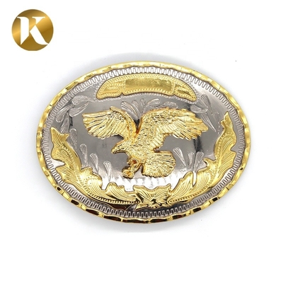 Wenzhou KML High Quality Fashion Handmade Oval 41mm 2 Color Metal Belt Buckle