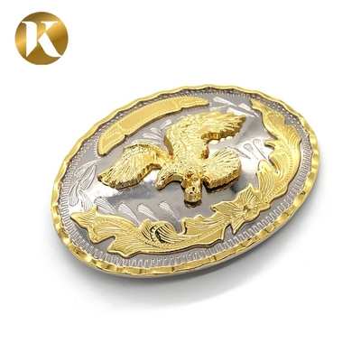 Wenzhou KML High Quality Fashion Handmade Oval 41mm 2 Color Metal Belt Buckle