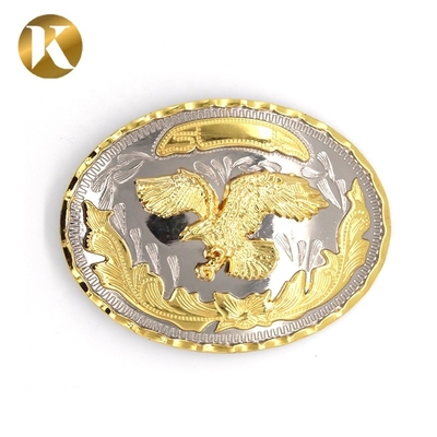 Wenzhou KML High Quality Fashion Handmade Oval 41mm 2 Color Metal Belt Buckle