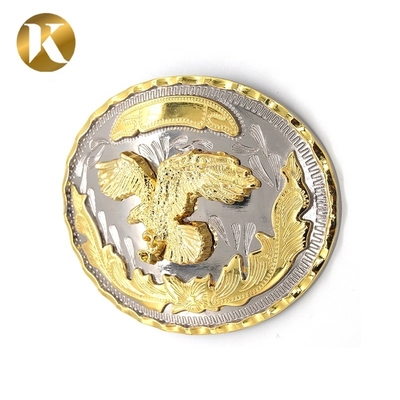 Wenzhou KML High Quality Fashion Handmade Oval 41mm 2 Color Metal Belt Buckle
