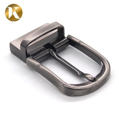 Wenzhou KML popular fashion reversible 35mm zinc alloy pin belt buckle