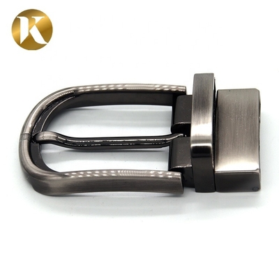 Wenzhou KML popular fashion reversible 35mm zinc alloy pin belt buckle