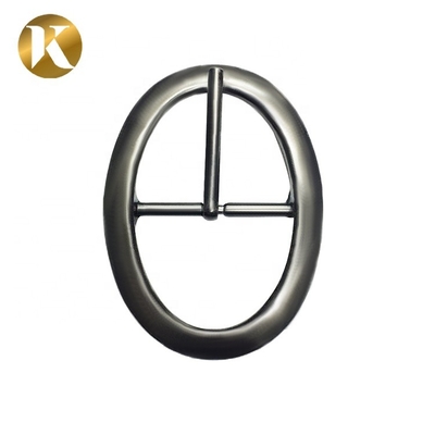 Wenzhou KML Custom popular oval shaped retro 40mm pin belt buckle
