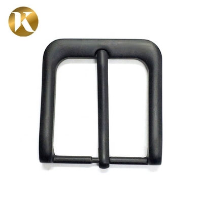 Wenzhou KML New design 35mm frosted black paint pin belt buckle