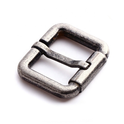 Wenzhou KML Promotion 25mm Rectangle Vintage Metal Pins Belt Buckle