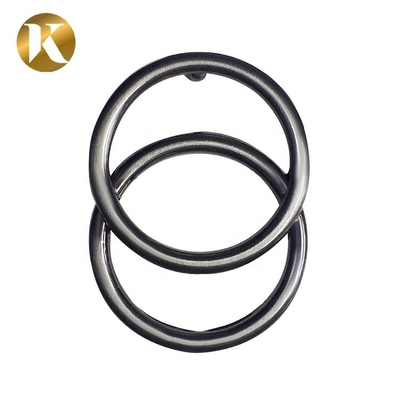 Retro Double Ring Pin Belt Buckles 40MM Popular Style For Women