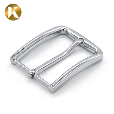 New Design Silver Belt Buckle , Popular 35mm Mens Square Belt Buckle